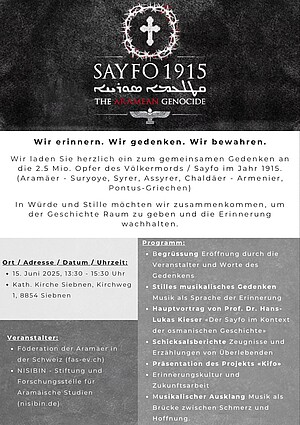Einladung Sayfo Gedenktag 2025